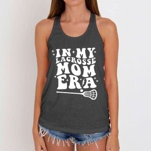 In My Lacrosse Mom Era Women's Knotted Racerback Tank