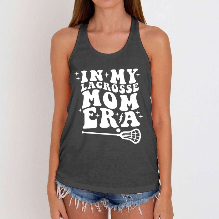 In My Lacrosse Mom Era Women's Knotted Racerback Tank