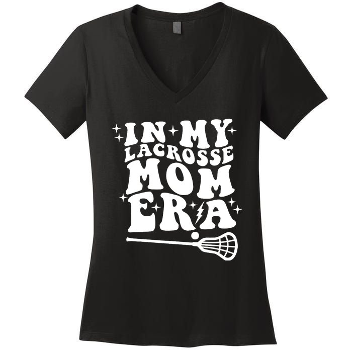 In My Lacrosse Mom Era Women's V-Neck T-Shirt