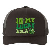 In My Lucky Era St Patricks Day Retro Groovy Disco Shamrock Yupoong Adult 5-Panel Trucker Hat