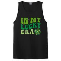 In My Lucky Era St Patricks Day Retro Groovy Disco Shamrock PosiCharge Competitor Tank