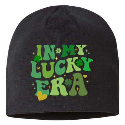 In My Lucky Era St Patricks Day Shamrock Sustainable Beanie