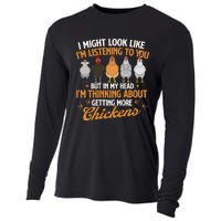 I Might Look Like IM Listening To You Chicken Farm Cooling Performance Long Sleeve Crew