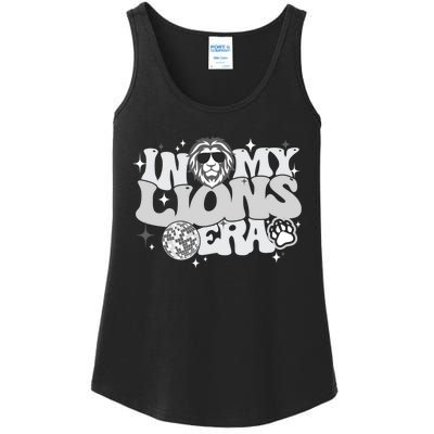 In My Lions Era Back To School Mascot Spirit Game Team Squad Ladies Essential Tank