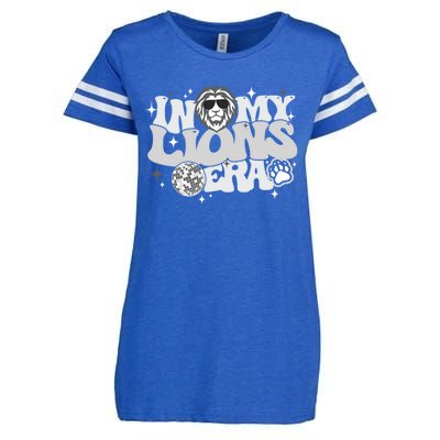 In My Lions Era Back To School Mascot Spirit Game Team Squad Enza Ladies Jersey Football T-Shirt