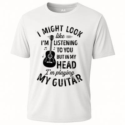 I Might Look Like Im Listening To You Funny Guitar Music Performance Shirt