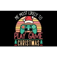 Im More Likely To Play Video Games On Christmas Funny Bumper Sticker