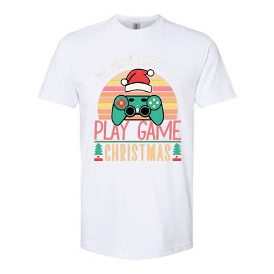 Im More Likely To Play Video Games On Christmas Funny Softstyle CVC T-Shirt