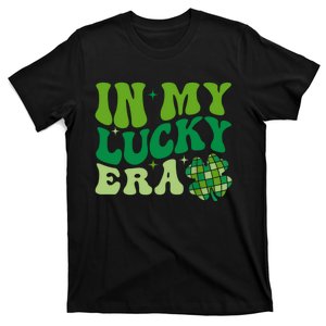 In My Lucky Era St Patricks Day Retro Groovy T-Shirt