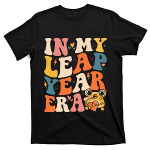 In My Leap Year Era Leap Year 2024 Birthday Groovy T-Shirt