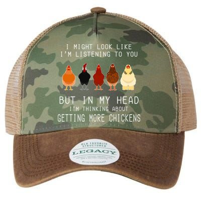 I Might Look Like I'm Listening To You But In My Head Legacy Tie Dye Trucker Hat