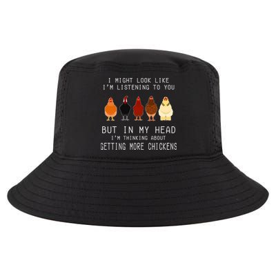 I Might Look Like I'm Listening To You But In My Head Cool Comfort Performance Bucket Hat