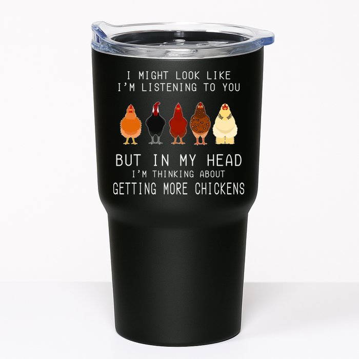 I Might Look Like I'm Listening To You But In My Head Tumbler