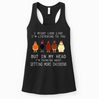 I Might Look Like I'm Listening To You But In My Head Womens Tank Top
