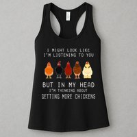 I Might Look Like I'm Listening To You But In My Head Womens Tank Top