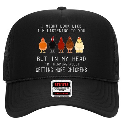 I Might Look Like I'm Listening To You But In My Head Trucker Hat