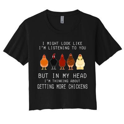I Might Look Like I'm Listening To You But In My Head Crop Top