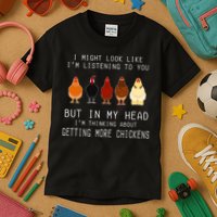 I Might Look Like I'm Listening To You But In My Head Kids T-Shirt