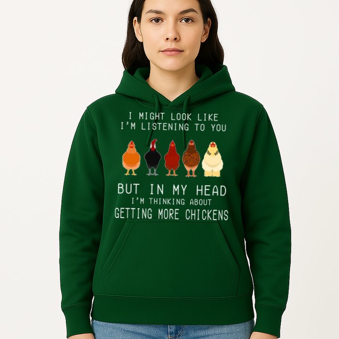 I Might Look Like I'm Listening To You But In My Head Hoodie