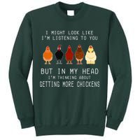 I Might Look Like I'm Listening To You But In My Head Sweatshirt