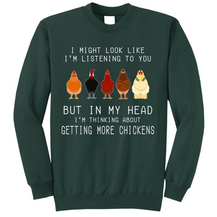 I Might Look Like I'm Listening To You But In My Head Sweatshirt