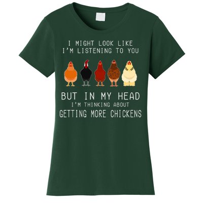 I Might Look Like I'm Listening To You But In My Head Women's T-Shirt