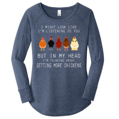 I Might Look Like I'm Listening To You But In My Head Women's Perfect Tri Tunic Long Sleeve Shirt