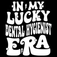 In My Lucky Dental Hygienist Era St Patricks Day Shamrock Gift Drawstring Bag