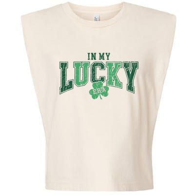 In My Lucky Era Funny Saint PatrickS Day Garment-Dyed Women's Muscle Tee