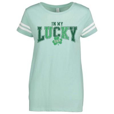 In My Lucky Era Funny Saint PatrickS Day Enza Ladies Jersey Football T-Shirt