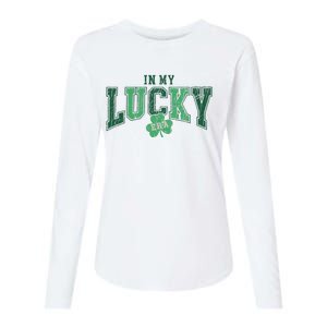 In My Lucky Era Funny Saint PatrickS Day Womens Cotton Relaxed Long Sleeve T-Shirt