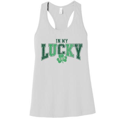 In My Lucky Era Funny Saint PatrickS Day Women's Racerback Tank