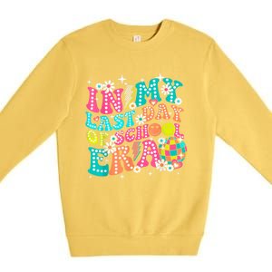 In My Last Day Of School Era Teacher Hello Summer Gift Premium Crewneck Sweatshirt