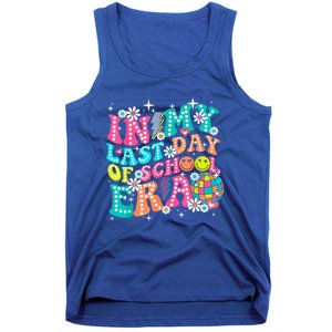 In My Last Day Of School Era Teacher Hello Summer Gift Tank Top