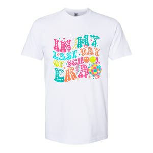 In My Last Day Of School Era Teacher Hello Summer Gift Softstyle CVC T-Shirt