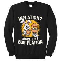 Inflation More Like Eggflation Funny Easter Eggs Humor Sweatshirt
