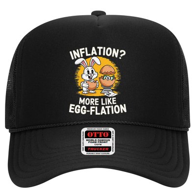 Inflation More Like Eggflation Funny Easter Eggs Humor Trucker Hat