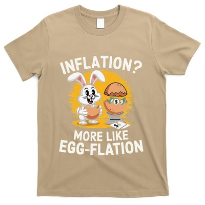 Inflation More Like Eggflation Funny Easter Eggs Humor T-Shirt