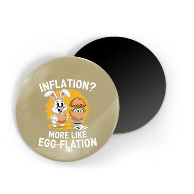 Inflation More Like Eggflation Funny Easter Eggs Humor Magnet
