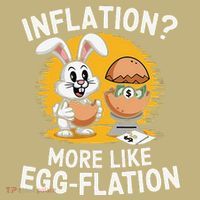 Inflation More Like Eggflation Funny Easter Eggs Humor Magnet