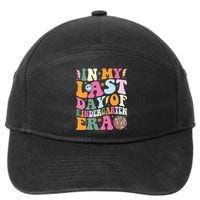 In My Last Day Of Kindergarten Era Last Day Of School 7-Panel Snapback Hat