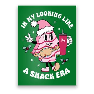 In My Looking Like A Snack Funny Christmas Tree Cakes Poster