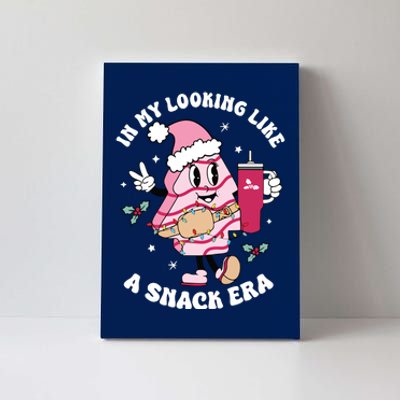 In My Looking Like A Snack Funny Christmas Tree Cakes Canvas