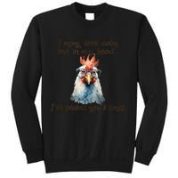 I May Look Calm But In My Head Ive Pecked You 3 Times Sweatshirt