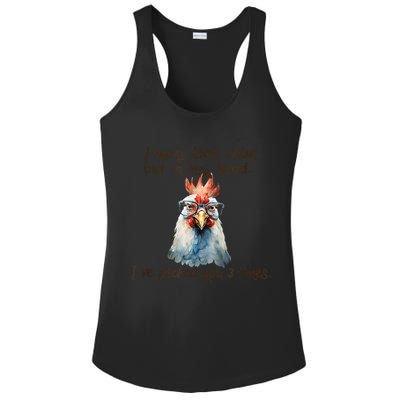 I May Look Calm But In My Head Ive Pecked You 3 Times Ladies PosiCharge Competitor Racerback Tank