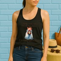 I May Look Calm But In My Head Ive Pecked You 3 Times Womens Tank Top