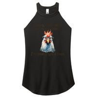 I May Look Calm But In My Head Ive Pecked You 3 Times Women's Perfect Tri Rocker Tank