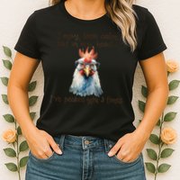 I May Look Calm But In My Head Ive Pecked You 3 Times Womens T-Shirt