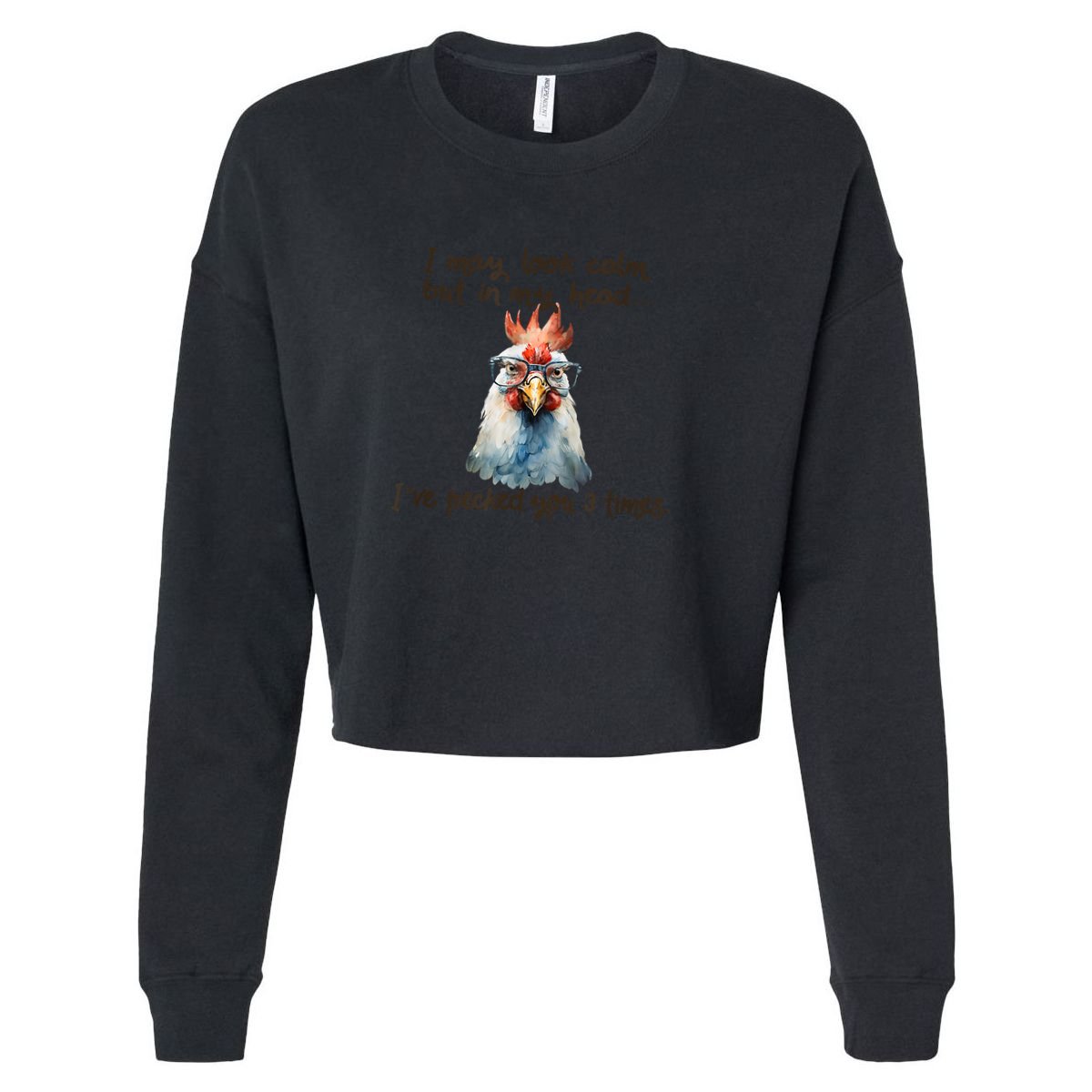 I May Look Calm But In My Head Ive Pecked You 3 Times Apron