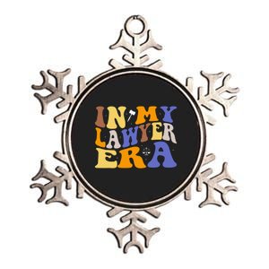 In My Lawyer Era Lawyer Law Attorney Law Student Metallic Star Ornament